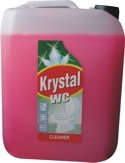 KRYSTAL na WC cleaner růžový  5 L