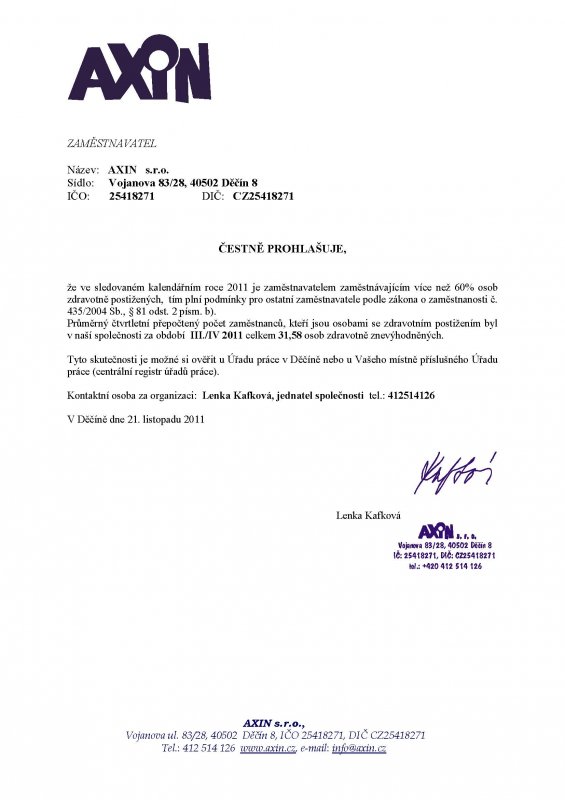 čestné prohlášení III./IV. 2011